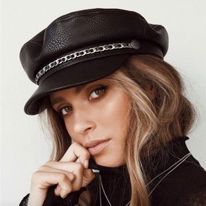 Brixton x Princess Polly Vegan Leather Fiddler Hat